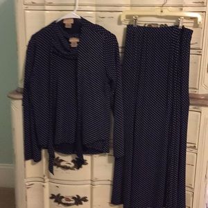 Skirt with top and jacket